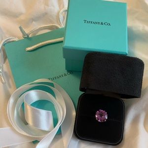 Brand new authentic Tiffany & Co. amethyst ring